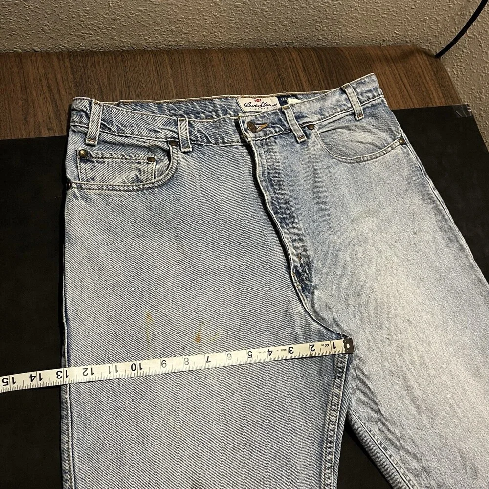 Levis Orange Tab Jeans Vintage USA Made 36x30 Denim Straight Leg Relaxed 1990s